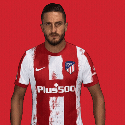 Man In Red And White Plus500 Shirt GIF