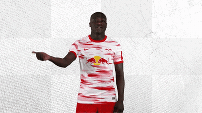 Man In Red And White Red Bull Shirt Thumbs Up GIF