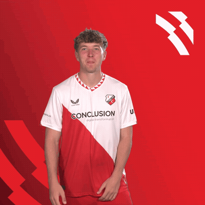 Man In Red And White Shirt Conclusion GIF