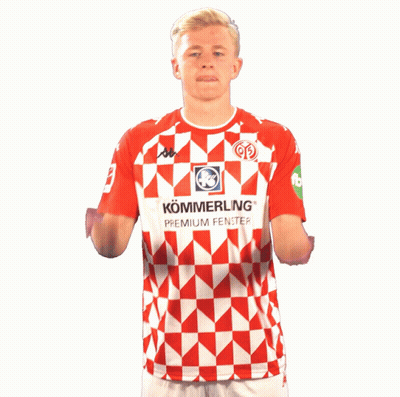 Man In Red And White Shirt With Kommerling Premium Fenster GIF