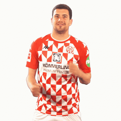 Man In Red And White Shirt With Kommerling Premium Fenster GIF