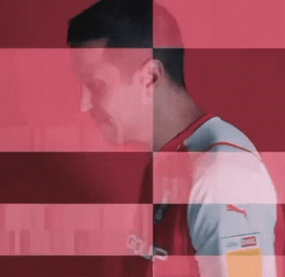 Man In Red And White Soccer Uniform GIF