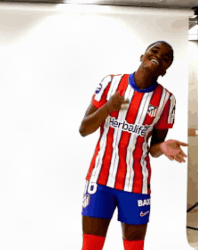 Man In Red And White Striped Herbalife Shirt GIF