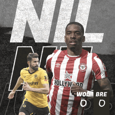 Man In Red And White Striped Hollywood Jersey Holding Sign GIF