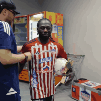 Man In Red And White Striped Shirt Aguila GIF