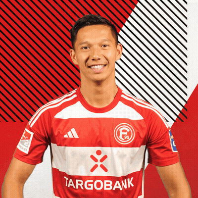 Man In Red And White Targobank Jersey GIF
