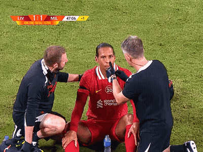 Man In Red And Yellow Jersey Number 2 GIF