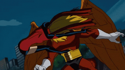 Man In Red And Yellow Superhero Costume GIF