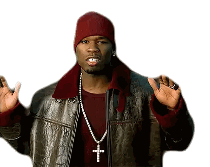 Man In Red Beanie And Brown Jacket With Cross Sticker