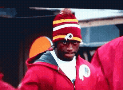 Man In Red Beanie And Hoodie With P GIF