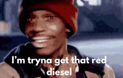 Man In Red Beanie Saying Trying To Get Red Diesel GIF