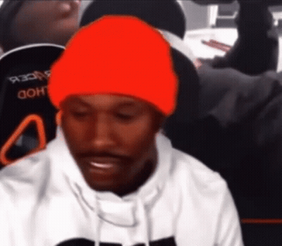 Man In Red Beanie Sitting In Car GIF