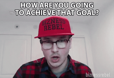Man In Red Bizness Rebel Hat GIF
