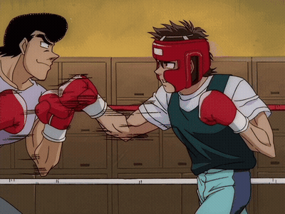 Man In Red Boxing Gloves Shaking Hands GIF