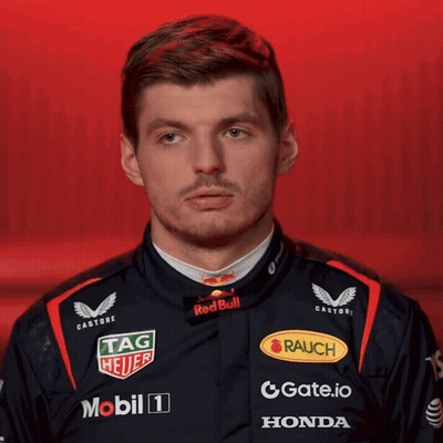 Man In Red Bull Racing Jacket With Tag Heuer Logo GIF