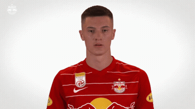 Man In Red Bull Shirt GIF
