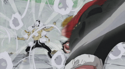Man In Red Cape Fighting Man In Black And White Outfit GIF