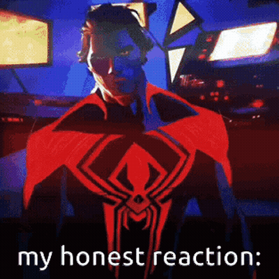 Man In Red Cape My Honest Reaction GIF