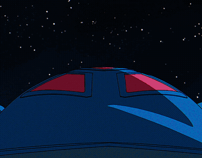 Man In Red Cape Surrounded By Blue Lightning GIF