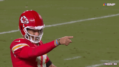 Man In Red Chiefs Sweatshirt GIF