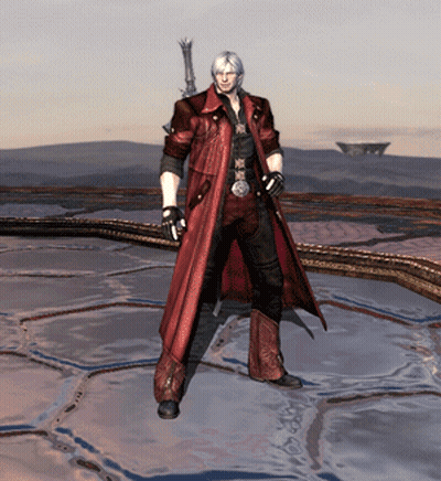 Man In Red Coat And Black Pants GIF