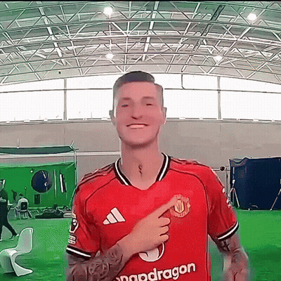Man In Red Dragon Shirt GIF