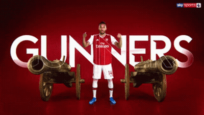 Man In Red Emirates Jersey GIF