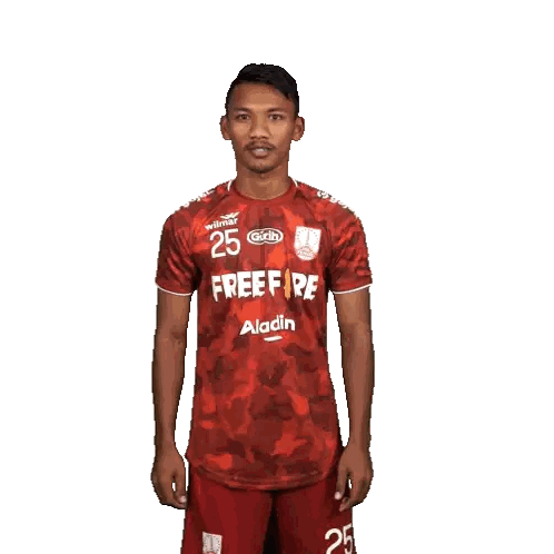 Man In Red Free Fire Aladdin Shirt Sticker