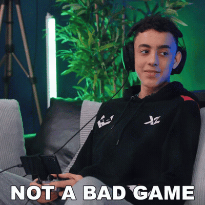 Man In Red Hat And Black Shirt Saying Game GIF