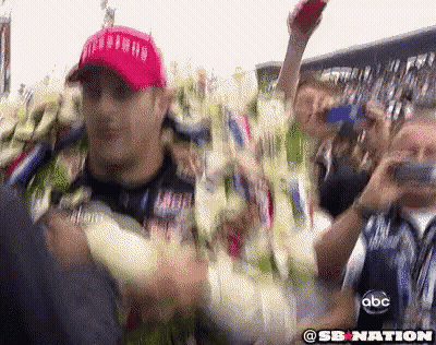 Man In Red Hat And Hawaiian Shirt GIF