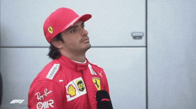 Man In Red Hat And Red Jacket With Ray Ban Sleeves GIF
