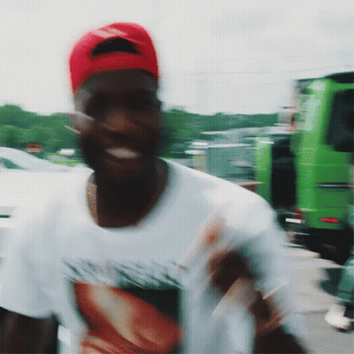 Man In Red Hat And White Shirt GIF