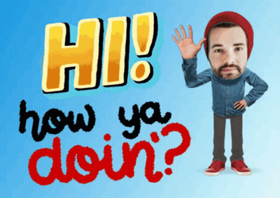 Man In Red Hat Hi How Ya Doin GIF