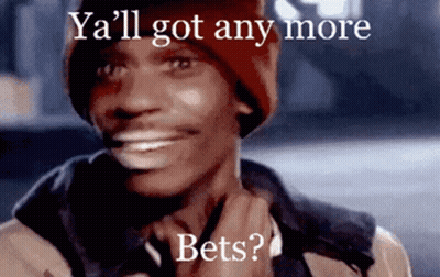 Man In Red Hat Smiling With Bets GIF
