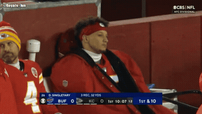 Man In Red Headband In Bleacher At CBS Football Game GIF
