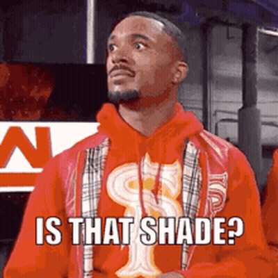 Man In Red Hoodie Asking Is That Shade GIF