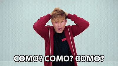 Man In Red Hoodie Holding Head Saying Como GIF