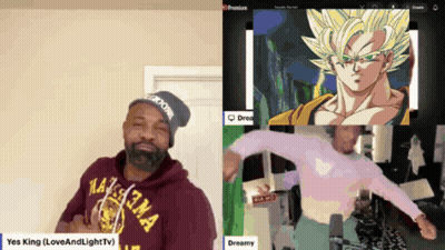 Man In Red Hoodie Saying Yes King GIF