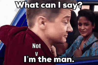 Man In Red Hoodie Says What Can I Say GIF