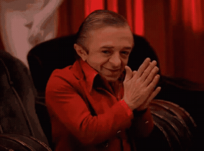 Man In Red Jacket Clapping GIF