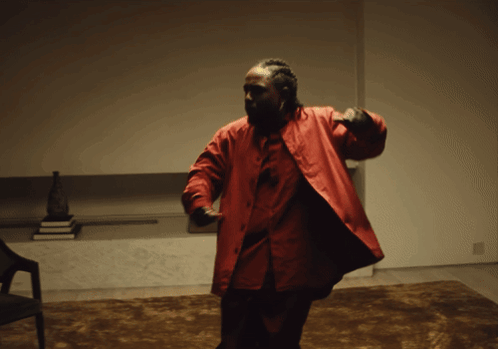 Man In Red Jacket Dancing GIF