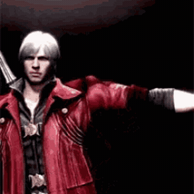 Man In Red Jacket Holding Gun GIF