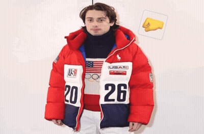 Man In Red Jacket Number 26 GIF