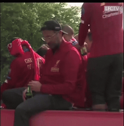 Man In Red Jacket Saying Cha GIF