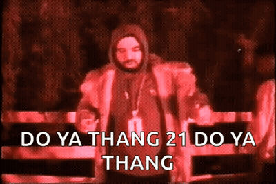 Man In Red Jacket Saying Do Ya Thang 21 GIF