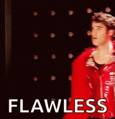 Man In Red Jacket Saying Flawless GIF