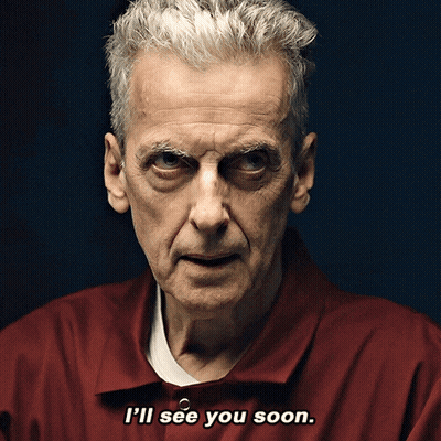 Man In Red Jacket Saying I'll See You Soon GIF