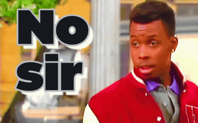 Man In Red Jacket Saying No Sir GIF