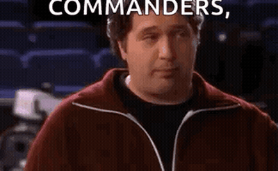 Man In Red Jacket Saying We Commanders We GIF