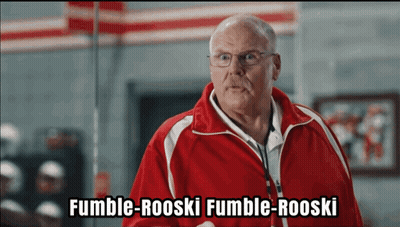 Man In Red Jacket Says Fumble Rooski Fumble Rooski GIF